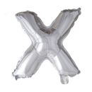 XXL Folienballon Silber Buchstabe X